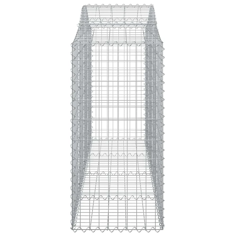 Cestas De Gaviones 8 Uds Forma De Arco Hierro 200x50x120/140 Cm