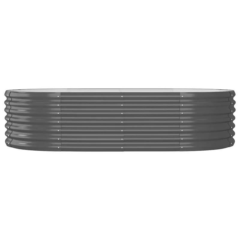 Jardinera Arriate Acero Galvanizado Antracita 152x80x36 Cm