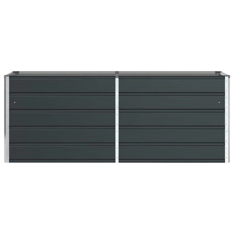 Jardinera Antracita 195 X 50 X 75 Cm Acero Galvanizado