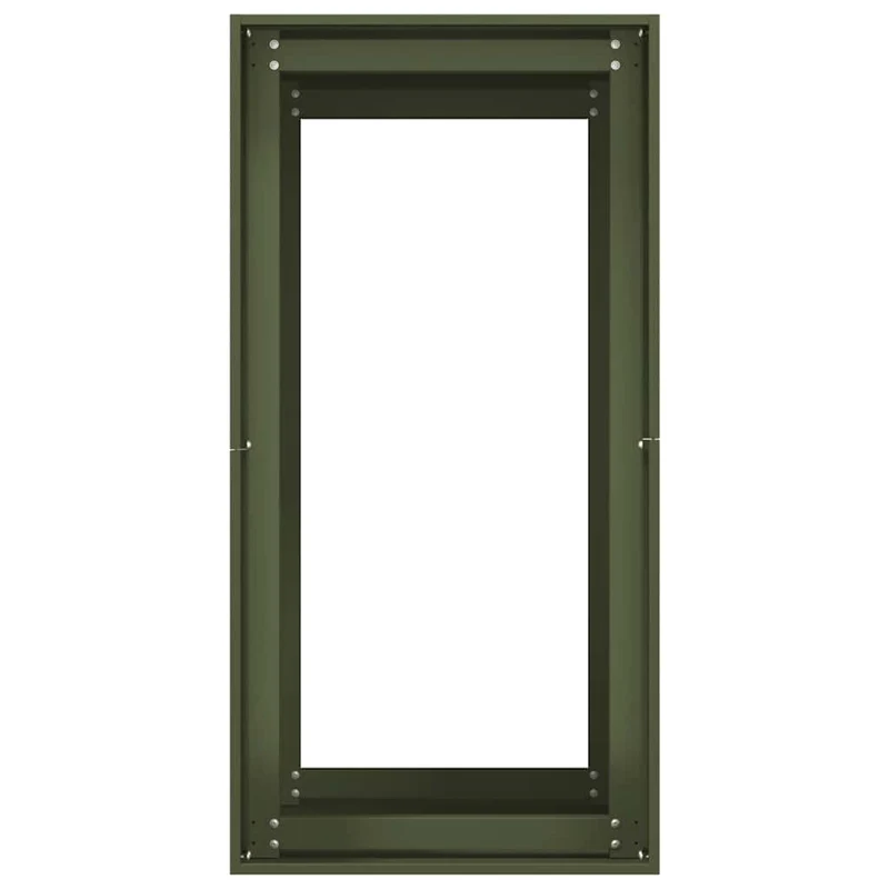 Jardinera Acero Verde Oliva 40x80x80 Cm