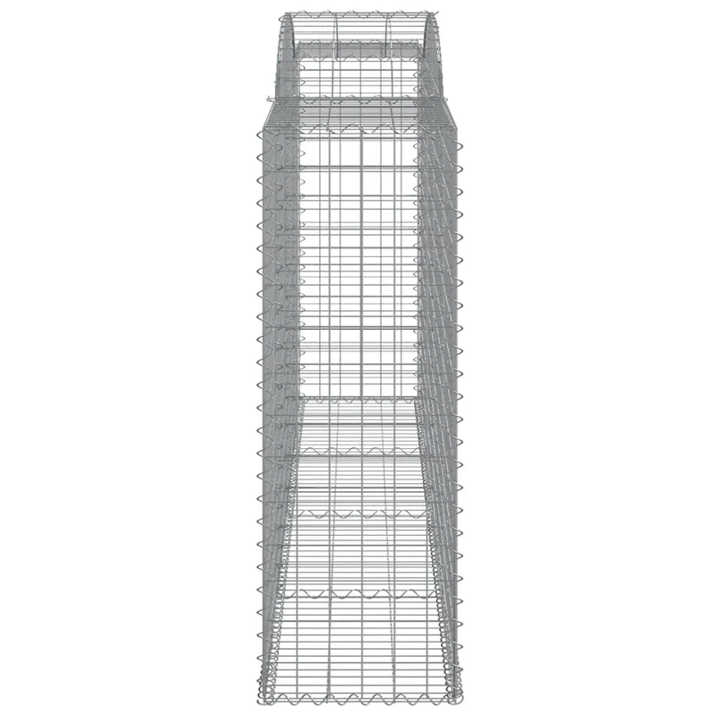 Cestas Gaviones 7 Uds Forma De Arco Hierro 300x50x140/160 Cm