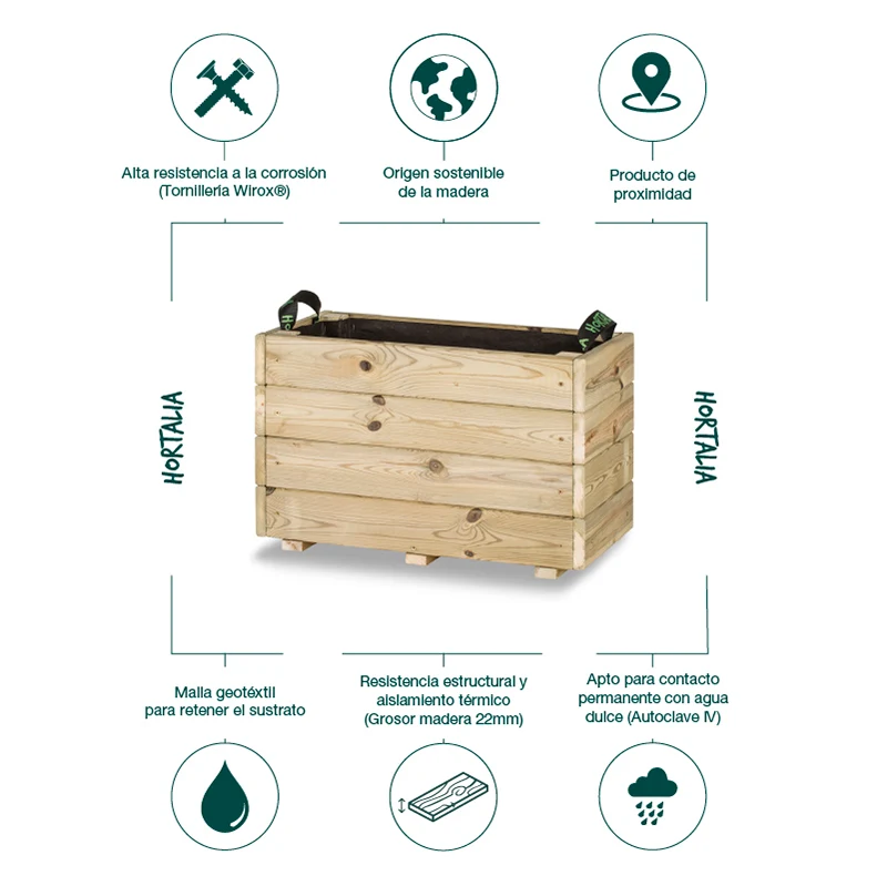 Jardinera GHIO KD 60x30x40