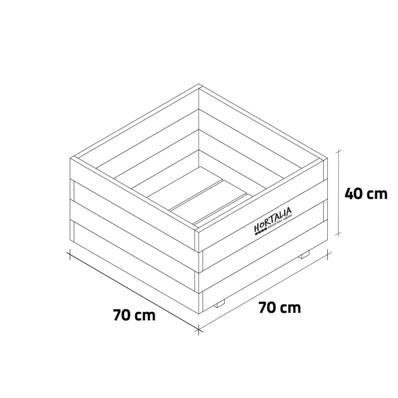 Maceta Jardinera Madera PUN. 150L