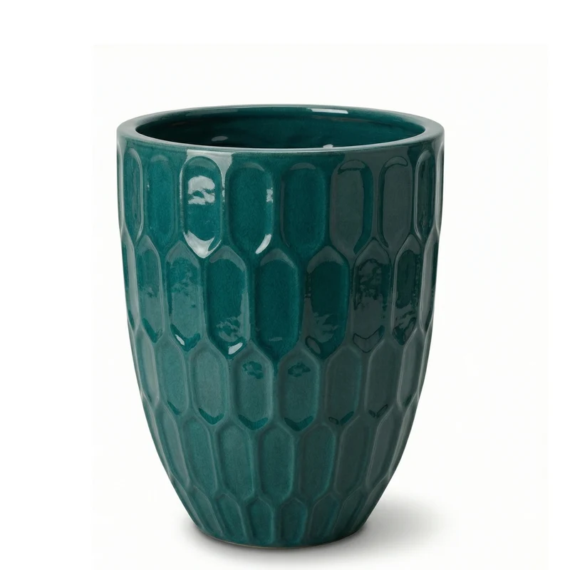 Pot DAUDET 32x40cm bleu pétrole