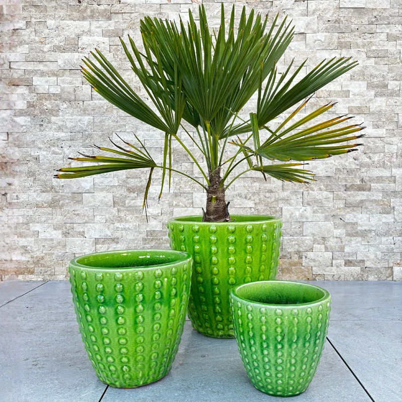 Pot ATTILA 23x22cm vert pomme