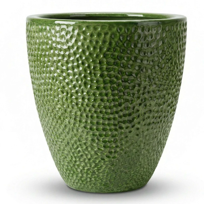 Pot CIGALINE 26x28cm vert pomme