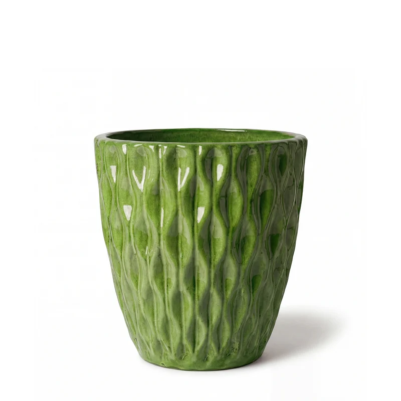 Pot MONET 28x28cm vert pomme