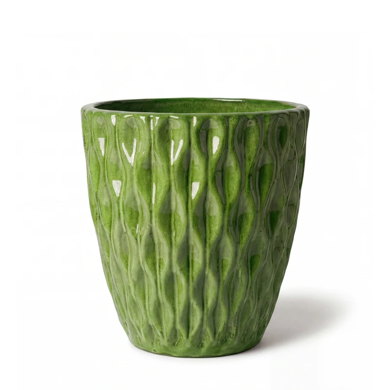 Pot MONET 38x38cm vert pomme