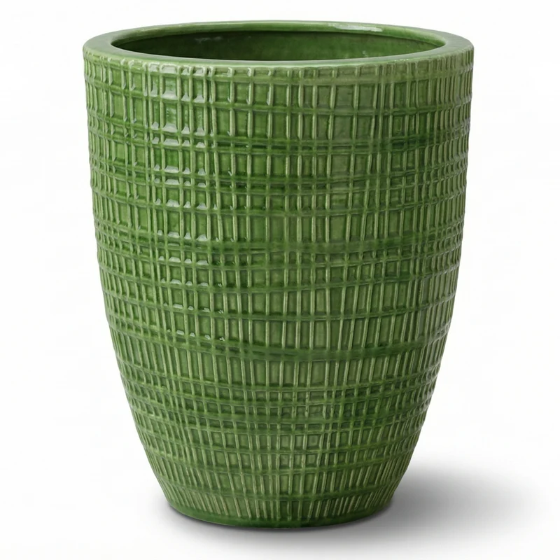 Pot VERNE 41x55cm vert pomme