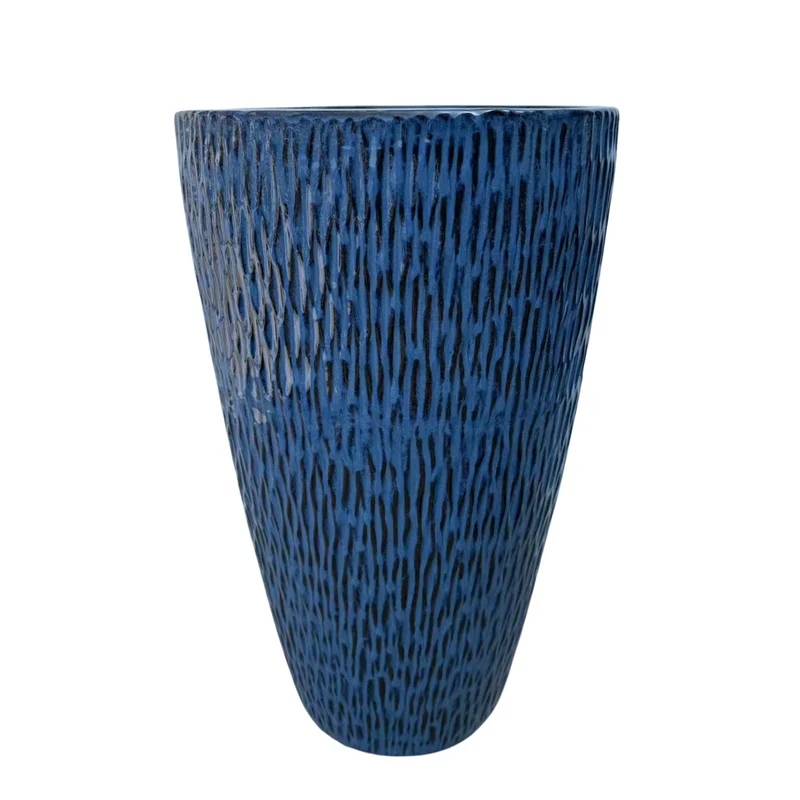 Pot PAGNOL 38x66cm bleu antique