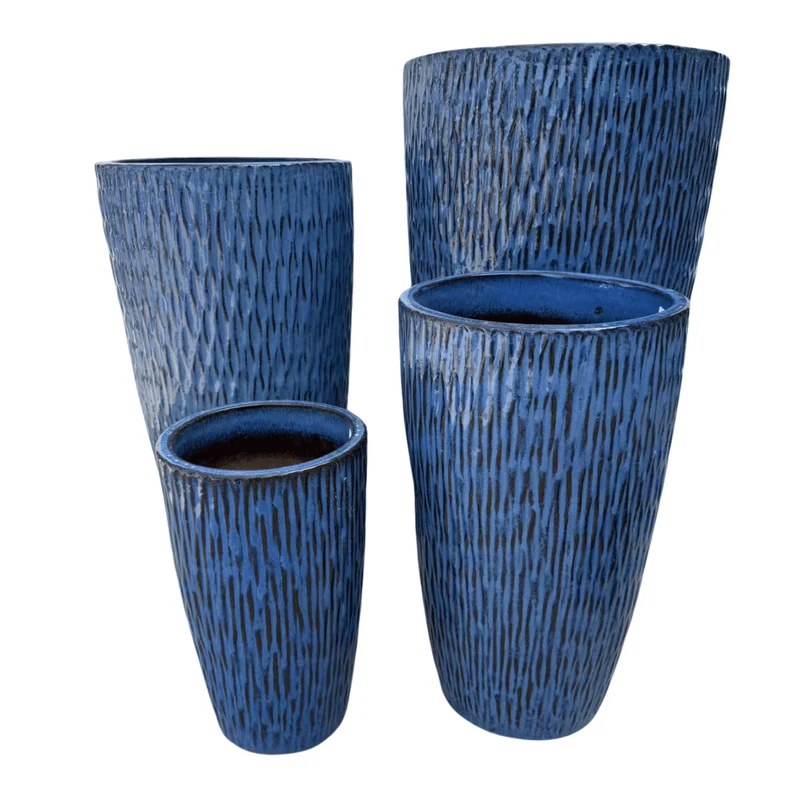 Pot PAGNOL 30x53cm bleu antique