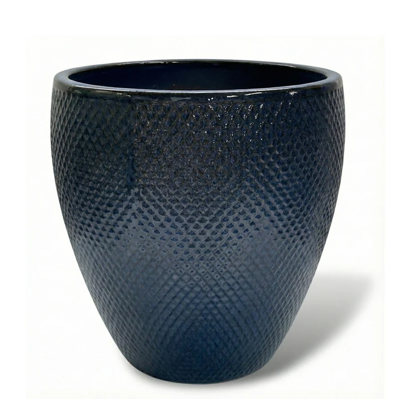 Pot SIGNAC 38x44cm bleu antique