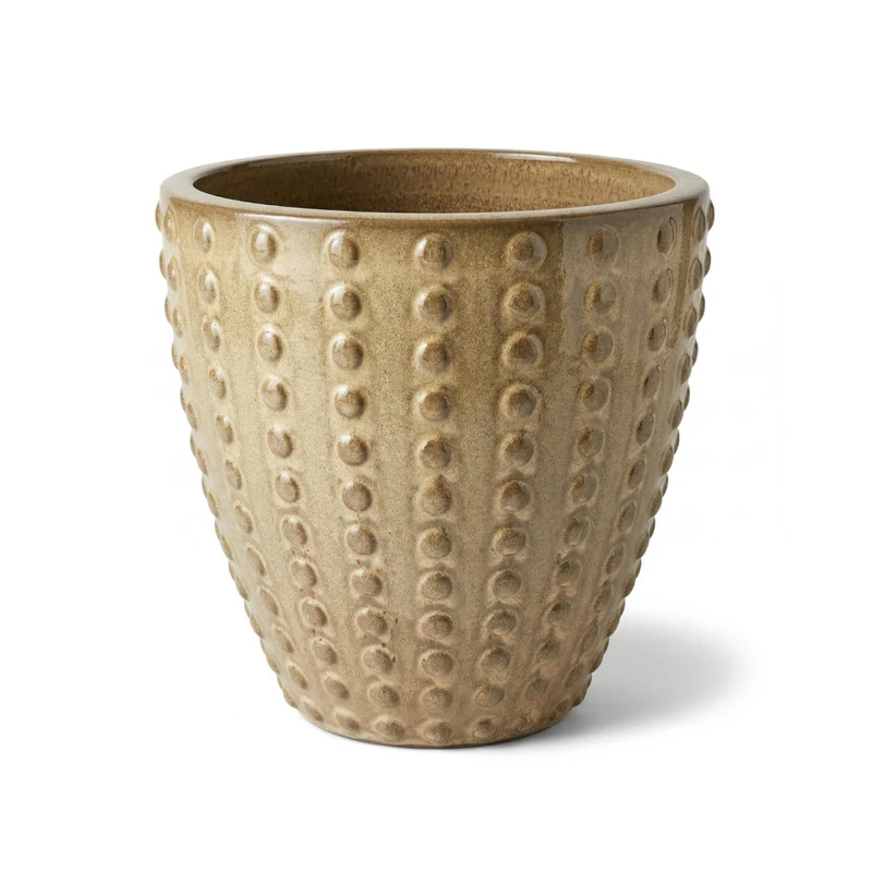 Pot ATTILA 30x29cm bronze sablé