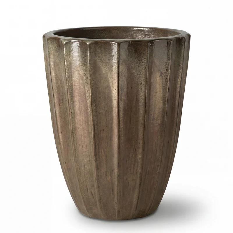 Pot HUGO 44x59cm bronze sablé