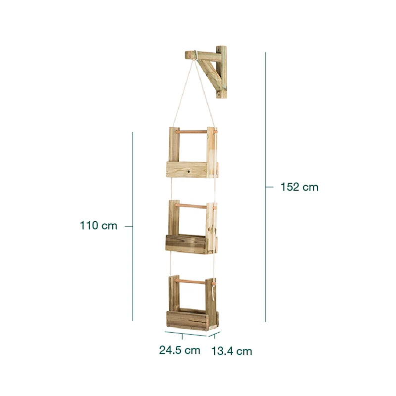 Jardinera Colgante WOODY 3B