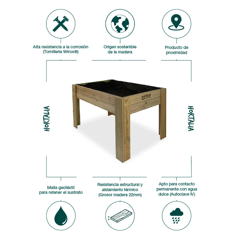Mesa de Cultivo GardenBrico L80