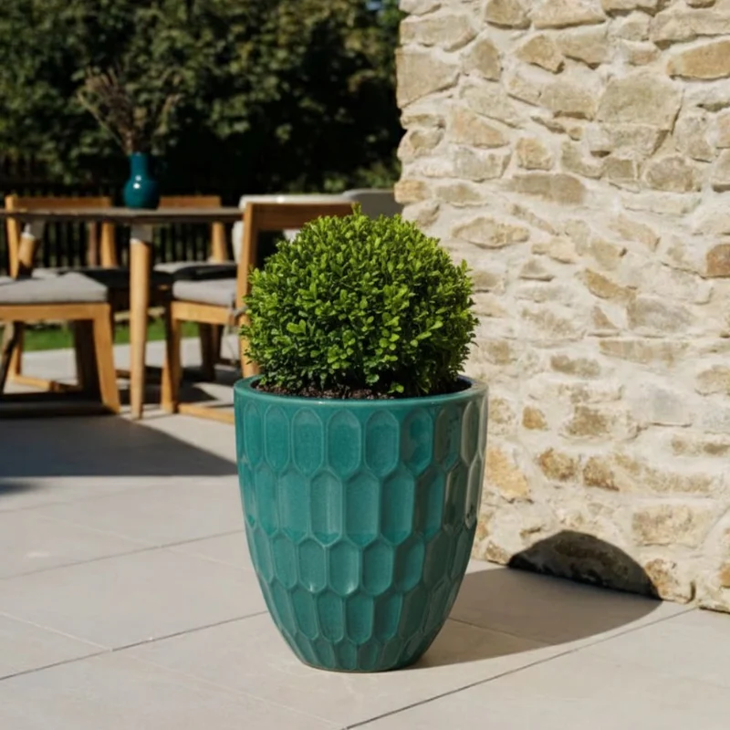 Pot DAUDET 32x40cm turquoise