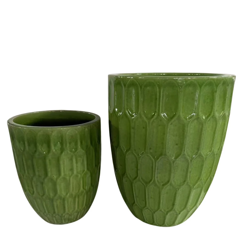 Pot DAUDET 32x40cm vert pomme