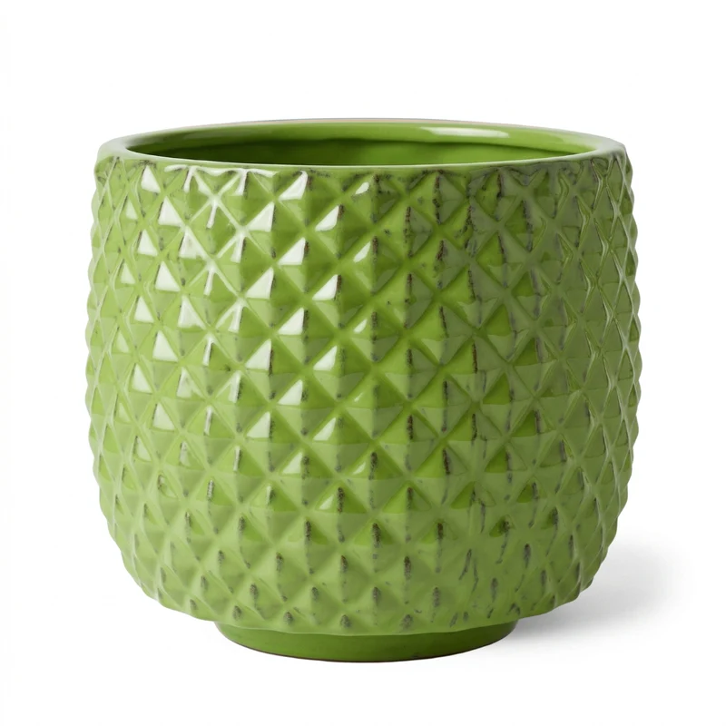 Pot MARS 30x30cm vert pomme
