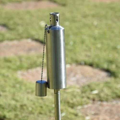 Set Antorchas Acero Inox. Elegant 115cm (2 Und.)