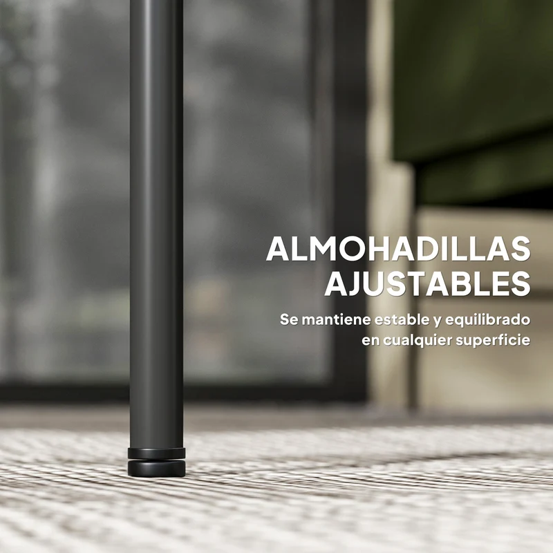 Conjunto jardín ratán 4 piezas – 2 sillones, sofá 2 plazas y mesa vidrio templado, resistente intemperie, natural | Outsunny