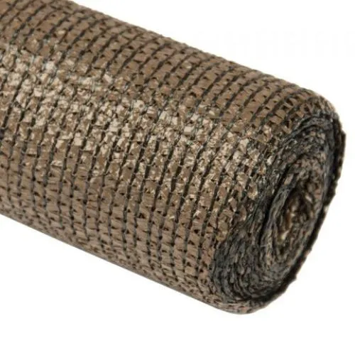 Malla Ocultación 120gr. Marrón 1x10 m
