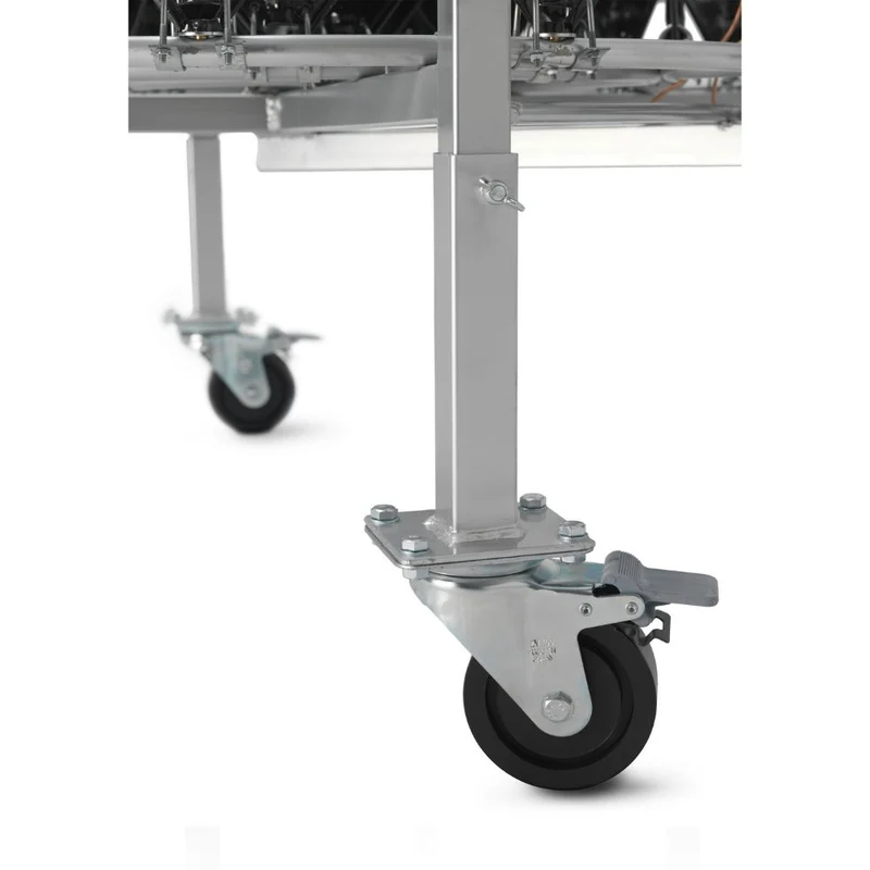 Patas elevadoras Series O y M con ruedas