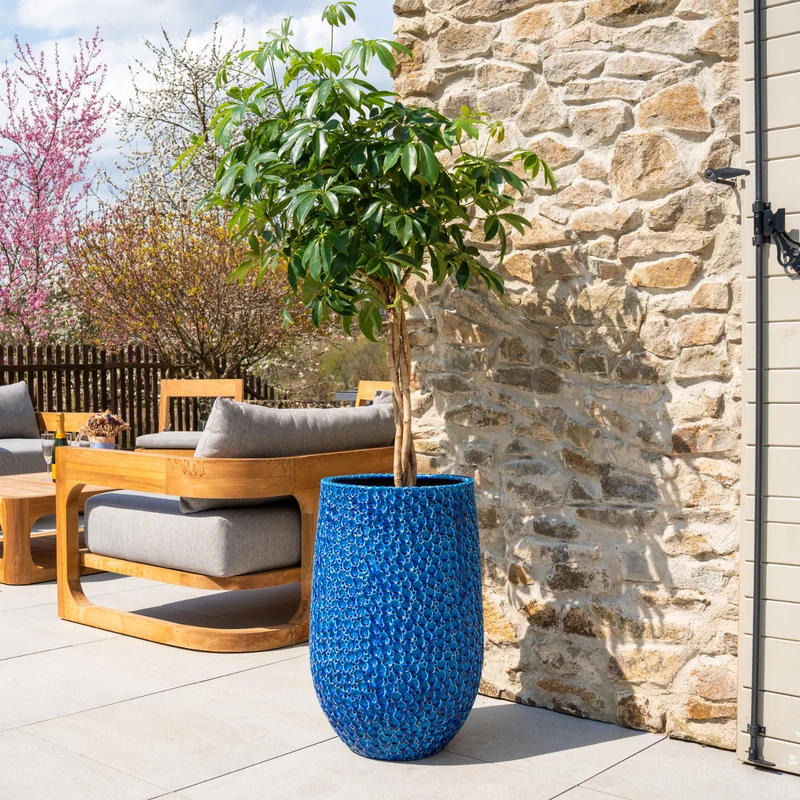 Pot PARIS 39x63cm bleu