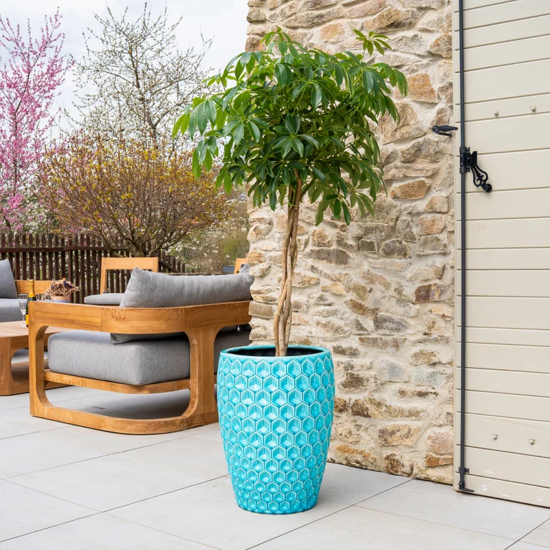 Pot VERSAILLES 38x54cm turquoise