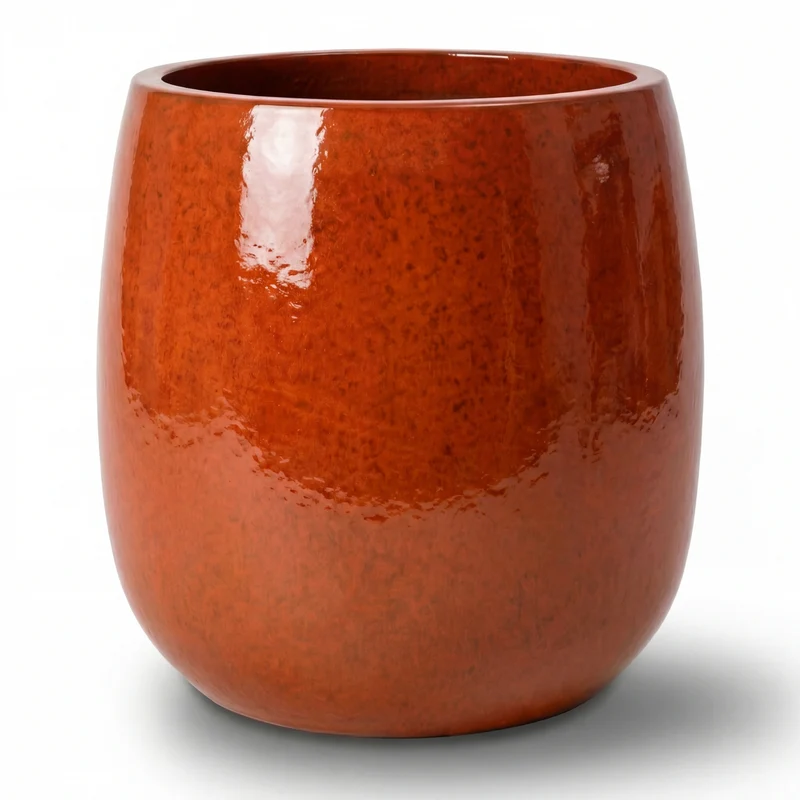 Pot SOCRATE 40x49cm orange tropical