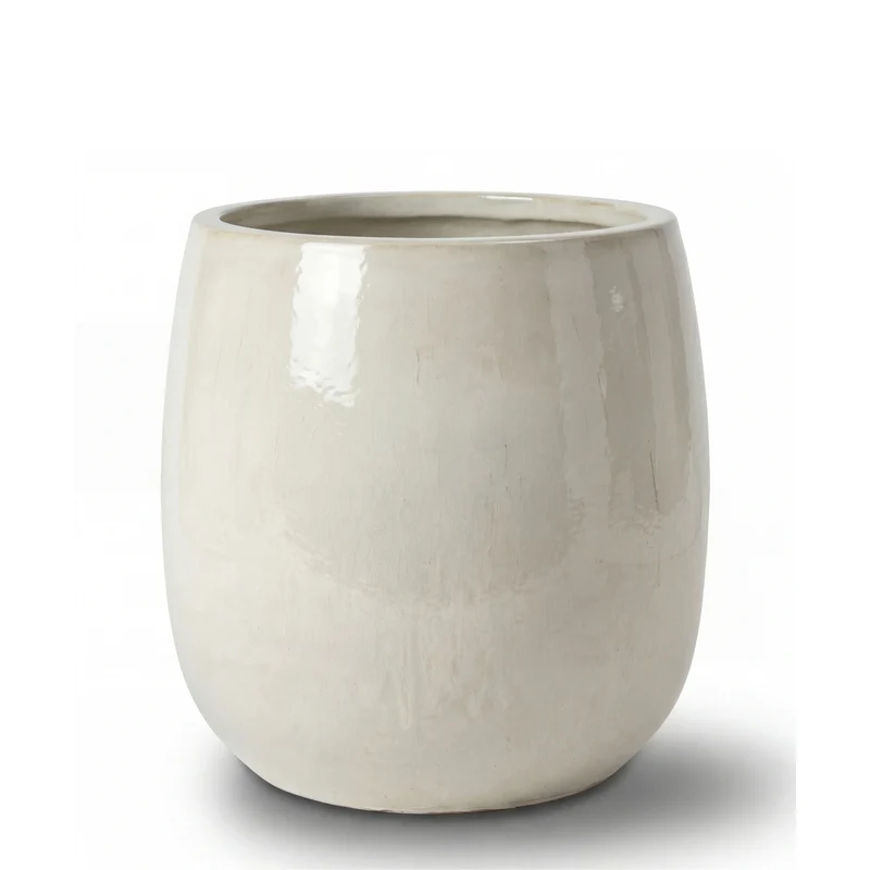 Pot SOCRATE 32x33cm crème