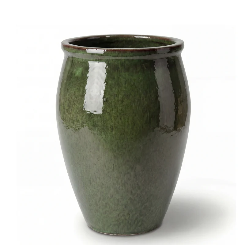 Pot BACCHUS 36x52cm vert tropical