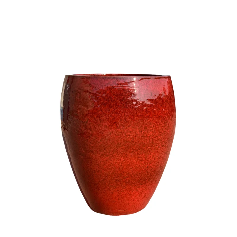 Pot POSEIDON2 28x31cm rouge tropical