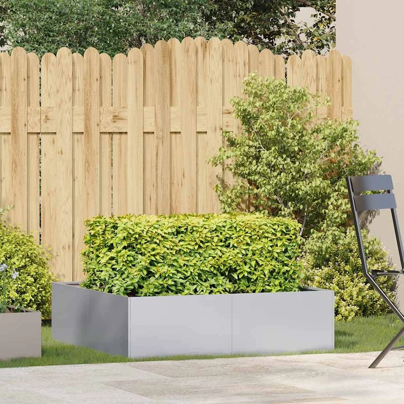 Jardinera 100x100x30 Cm De Acero Galvanizado