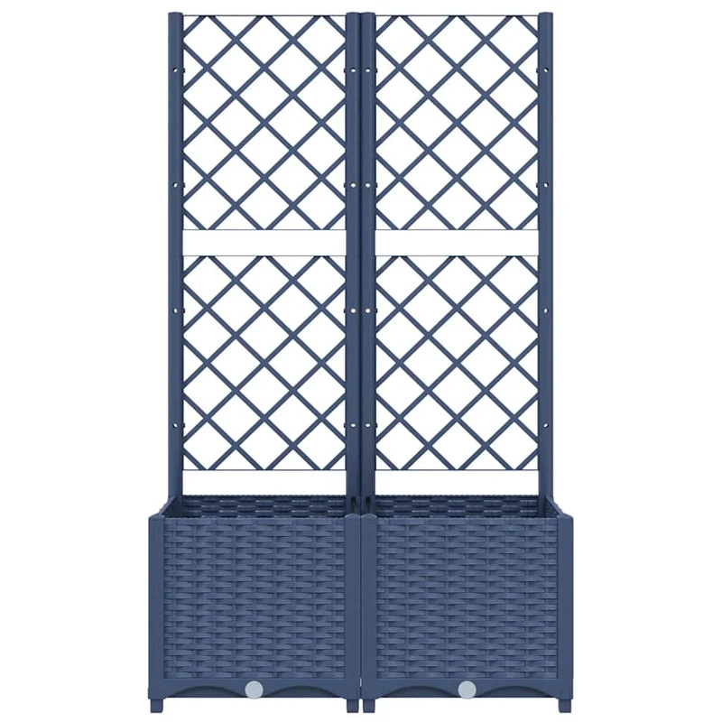 Jardín Gris Azulado 80 X 40 X 136 Cm