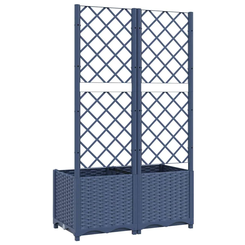 Jardín Gris Azulado 80 X 40 X 136 Cm