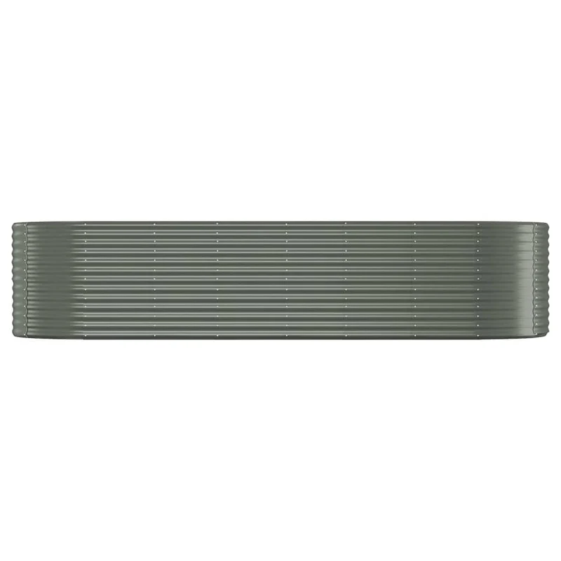 Jardinera Arriate Acero Galvanizado Gris 322x100x68 Cm