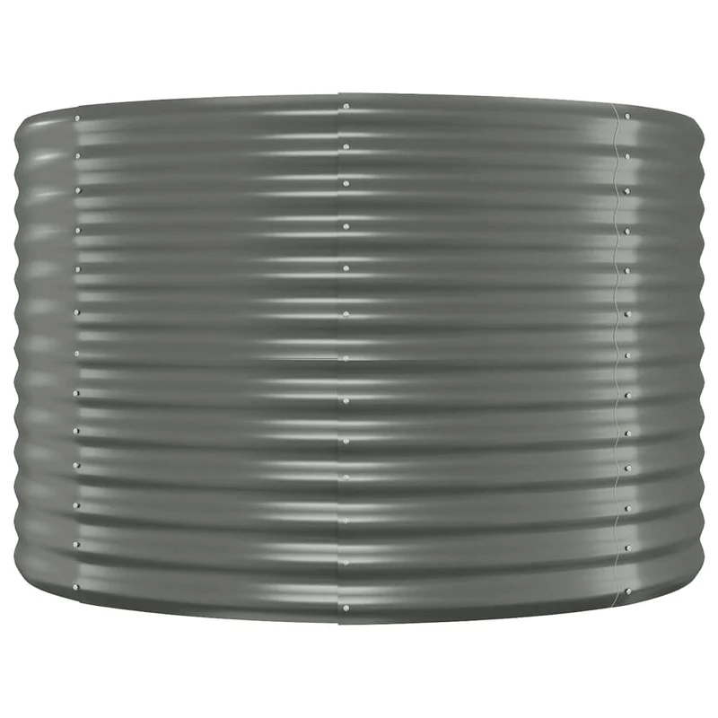 Jardinera Arriate Acero Galvanizado Gris 322x100x68 Cm