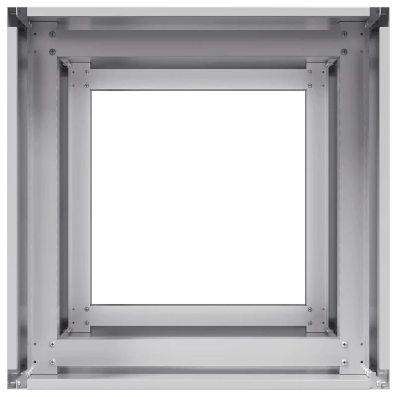Jardinera 40x40x80 Cm De Acero Galvanizado