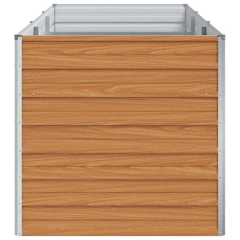 Arriate Elevado Marrón Claro 240 X 80 X 77 Cm Acero Galvanizado
