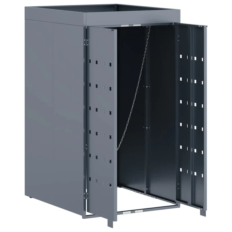 Almacenamiento Para Contenedor Rueda Con Techo Para Plantas Para Contenedor De 240l