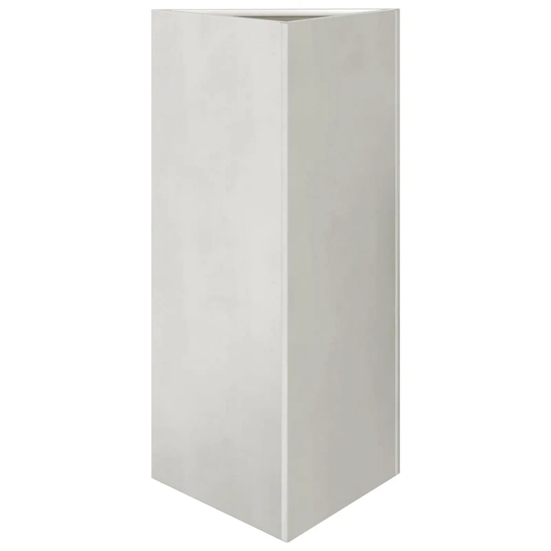 Jardinera Trianngular De Acero Inoxidable 40x34,5x75 Cm