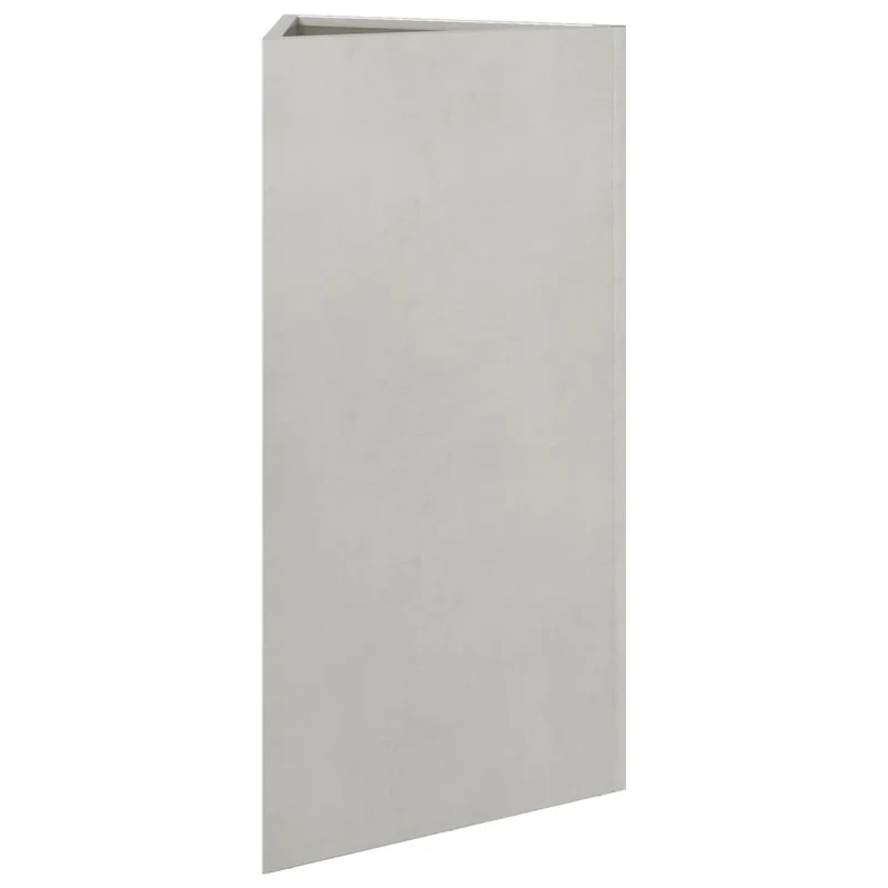 Jardinera Trianngular De Acero Inoxidable 40x34,5x75 Cm