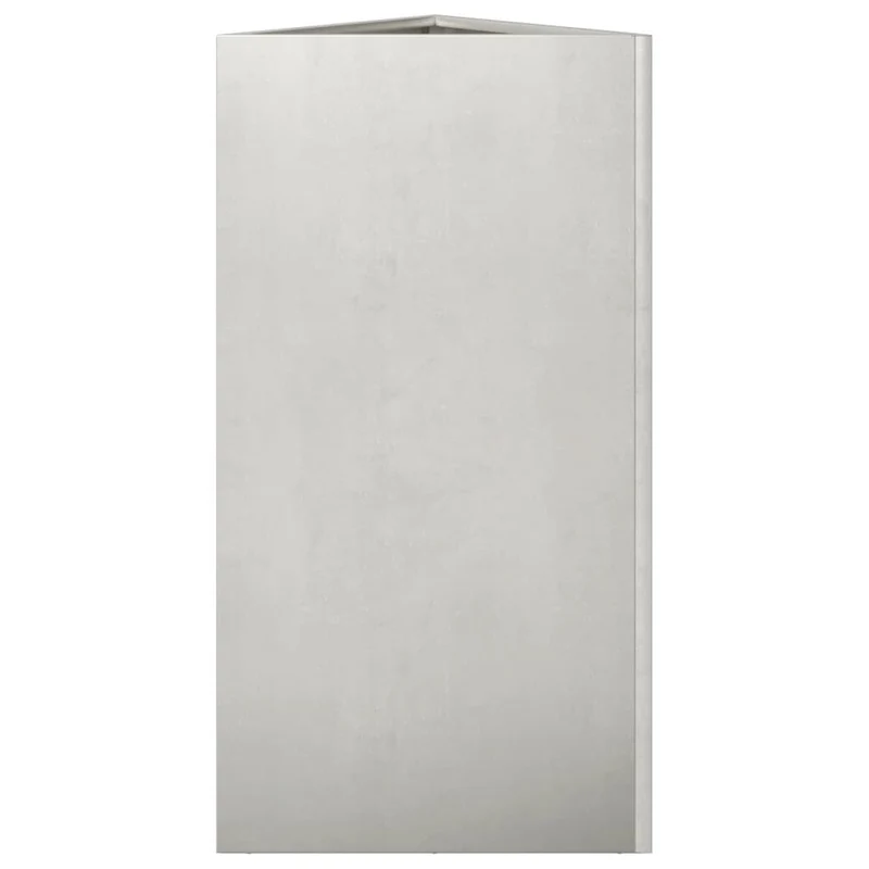 Jardinera Trianngular De Acero Inoxidable 40x34,5x75 Cm