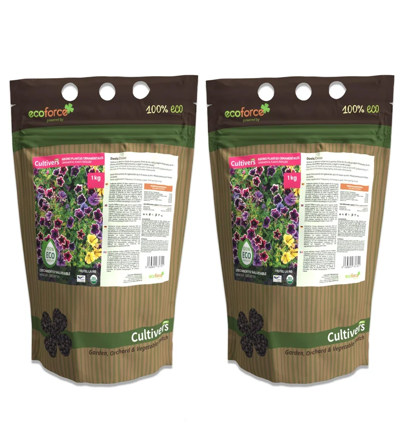 Abono Plantas Ornamentales Ecológico Cultivers 20 Kg