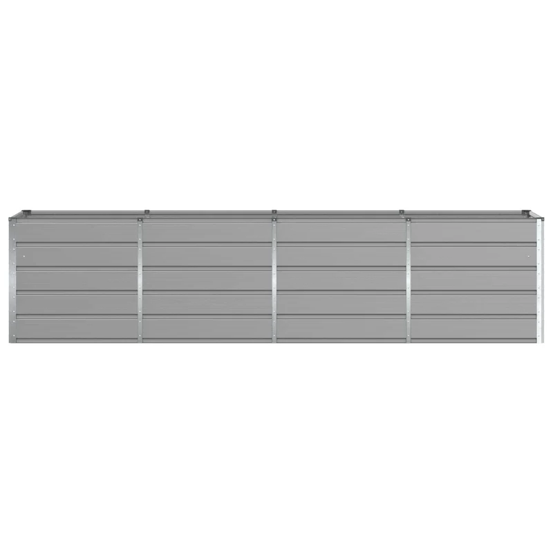 Jardinera Gris Claro 320 X 80 X 75 Cm Acero