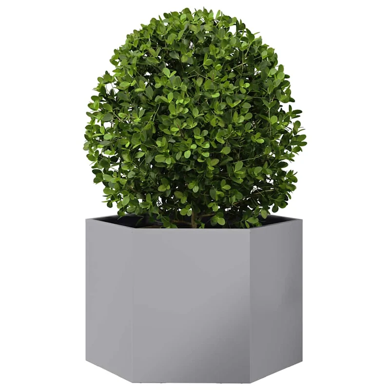 Jardinera Hexagonal Acero Galvanizado 69x60x45 Cm
