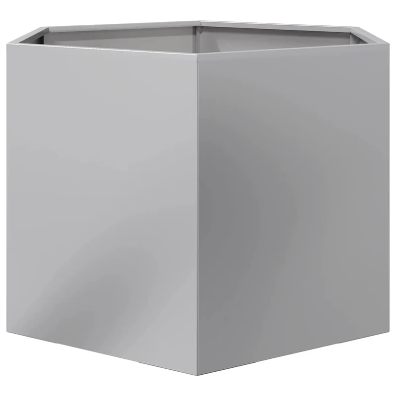 Jardinera Hexagonal Acero Galvanizado 69x60x45 Cm