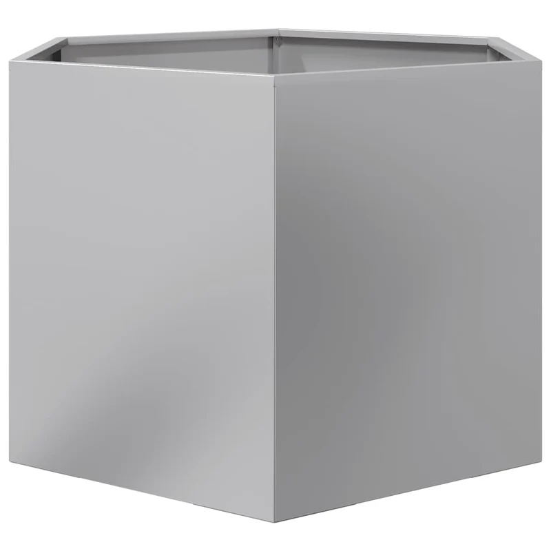 Jardinera Hexagonal Acero Galvanizado 69x60x45 Cm