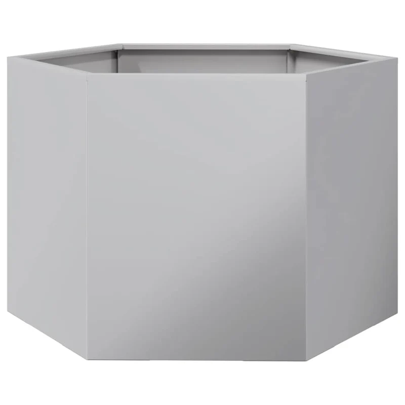Jardinera Hexagonal Acero Galvanizado 69x60x45 Cm